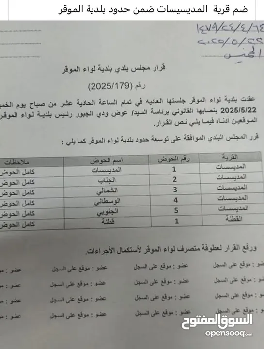 عمان الجديدة المديسيسات على شارع المية مقابل المدينة الرياضية الجديدة