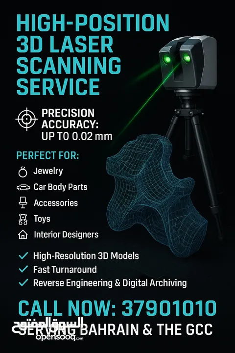 High Accuracy 3D Laser Scanning with 0.02 mm