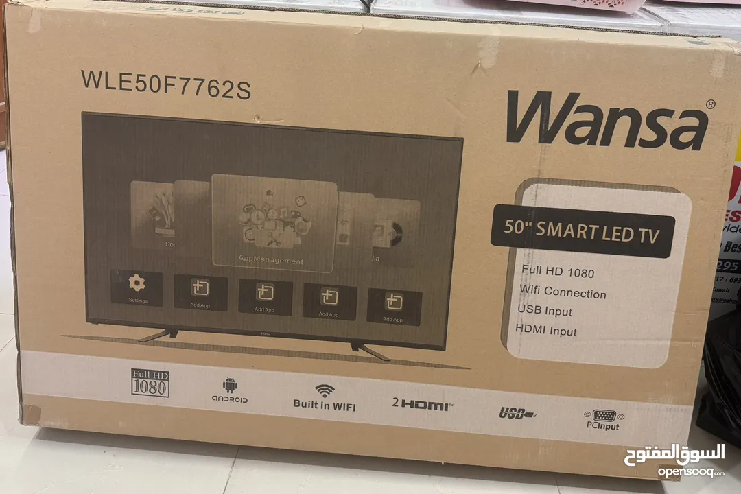 50” Wansa Smart Tv