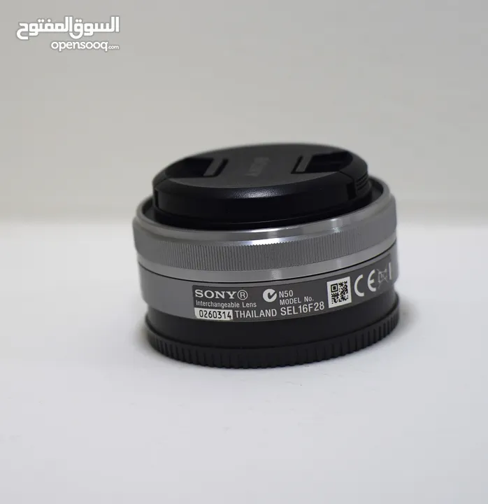 عدسات سوني بحاله الجديد 16مم و 27مم فتحه العدسه 2.8