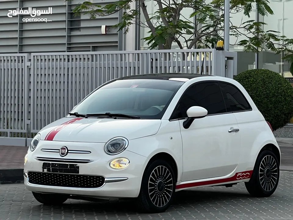 FIAT-500 2018 GCC ORGINAL PAINT // ACCIDENT FREE // PERFECT CONDITION