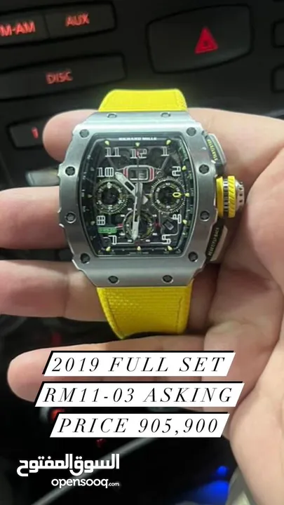 The Swiss luxury watch manufacturer Richard Mille introduced the RM 11-03