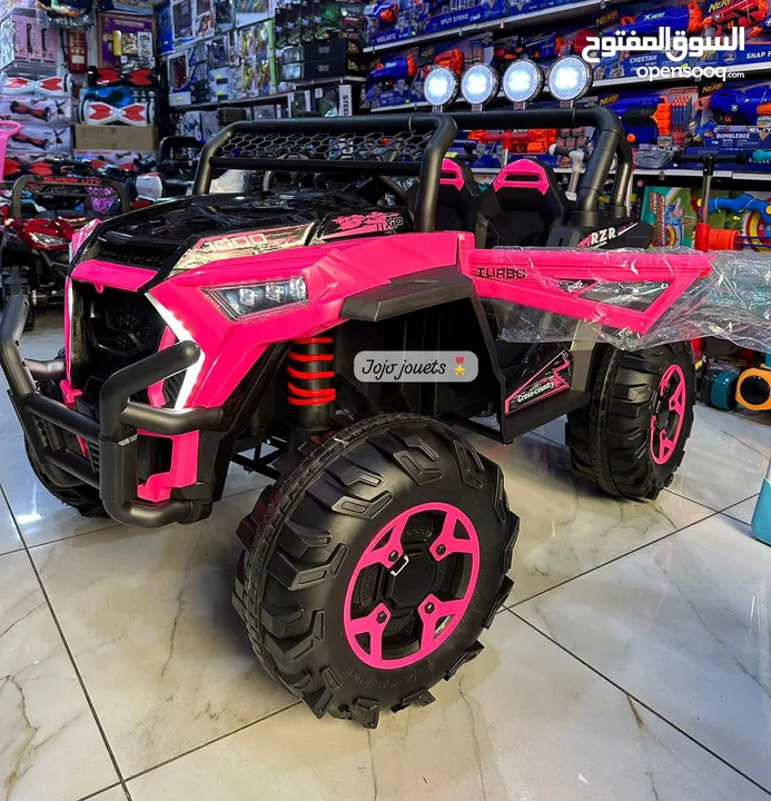 BIG BUGGY VOITURE ELECTRIQUE RZR1000 12V 4X4عرض خااااااص   Batterie 12V. Téléco