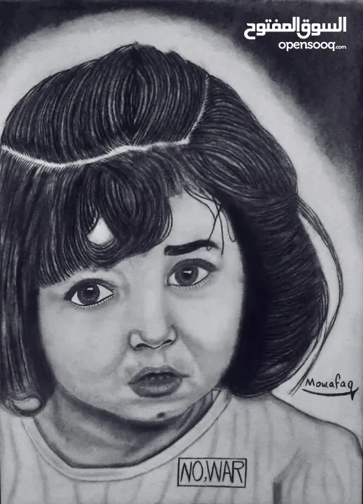 لوحات فنية رسم يدوي حسب الطلب