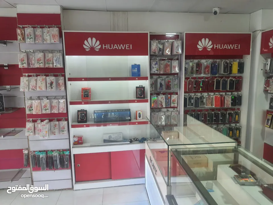 ديكور محل موبايل.. بتارين.. بترينه مضيئه