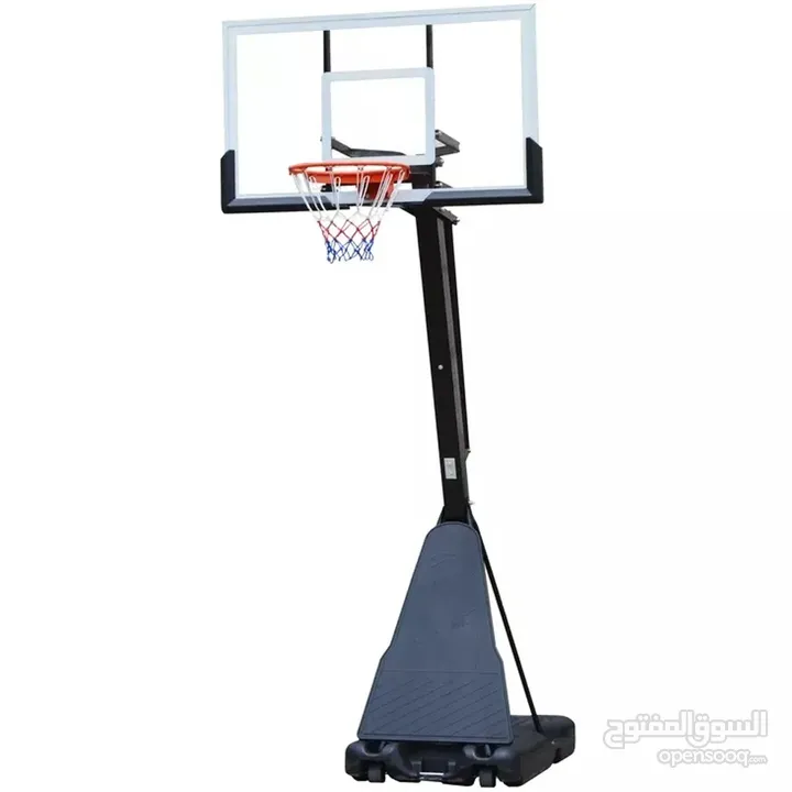 ستاند سلة بقاعدة بلاستيكية Adjustable Basketball Stand Hoop Indoor-Outdoor Use