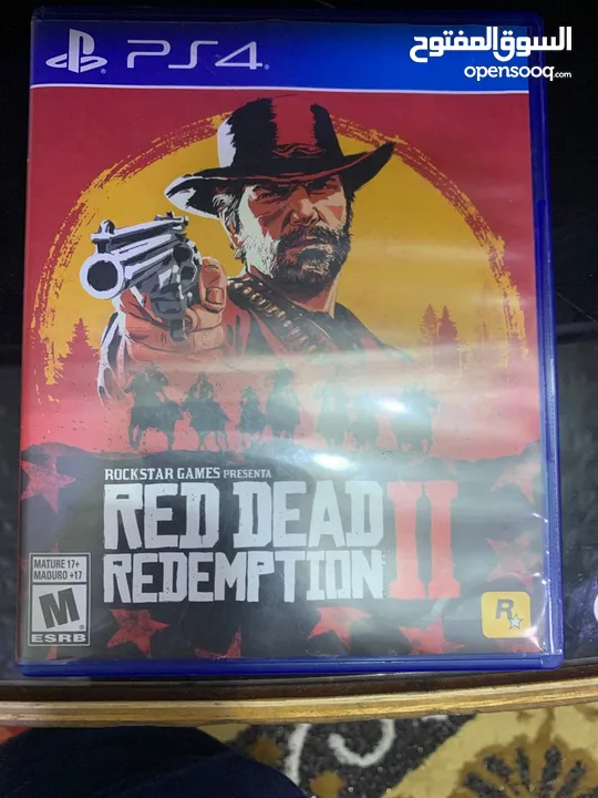 بلي 4 سلم نضيف كامل الملحقات وكارتون والعاب وقرص red dead2 وثلاث يدات وثلاث العاب بالحساب قويات شوف