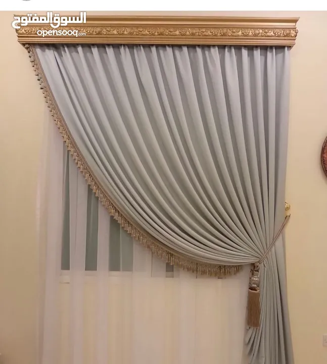 Al Naimi Curtains Shop / We Make All Kinds Of New Curtains - Rollers - Blackout With Fixing Anywhere