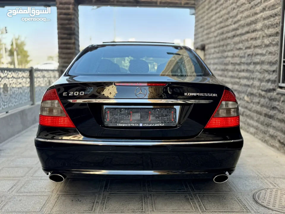 مرسيدس E200 2009 فحص كامل avantgarde كاملة الأضافات وارد الشركة غرغور بحالة الشركة
