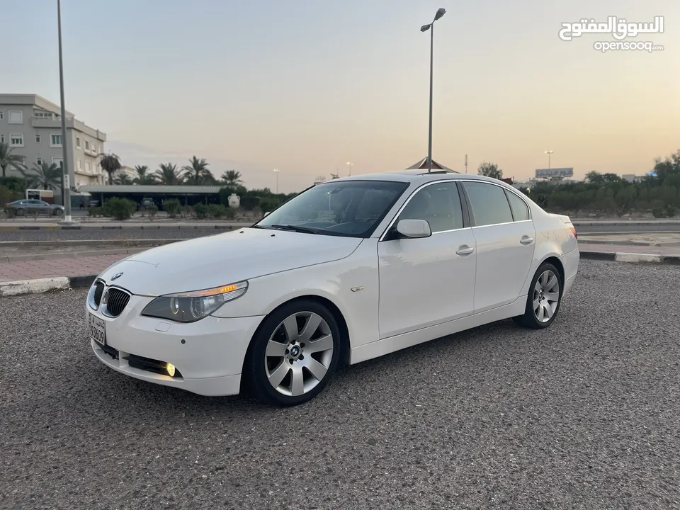 BMW 525i 2007 وارد الغانم 6 سلندر