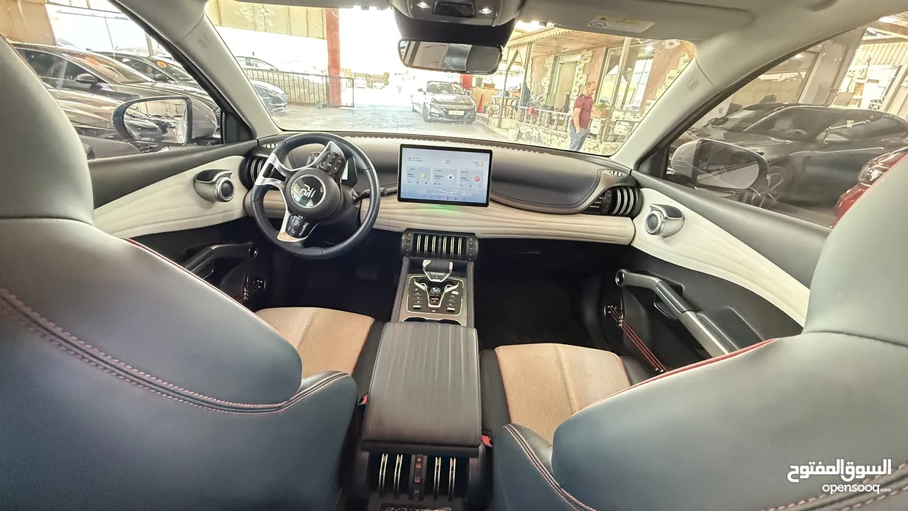 BYD_YUAN_PLUS_ADVANCED_2023  ممشى قليل 11500 كيلو فقط  فحص اتوسكور 94