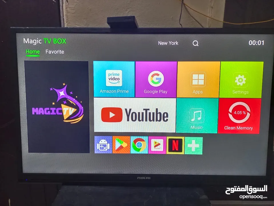 nikai led tv with android box