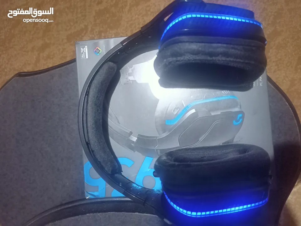 سماعات Logitech G935 wireless surrounded lightsync