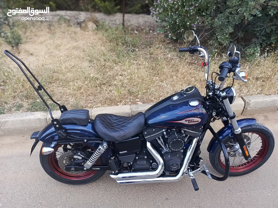 Harley Davidson street bob 2013.1700ccبحاله الوكاله