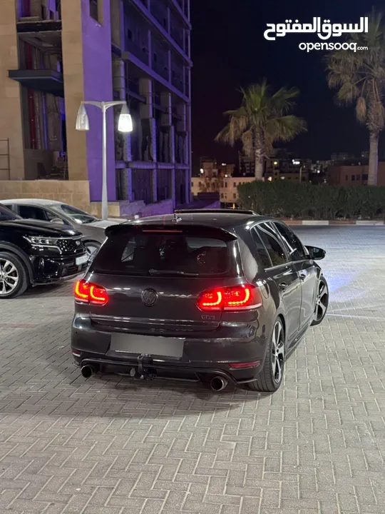 للبيع نص بنص او كاشش جولف gti 2012 فل اضافات  ستيج 2 بوبس داون بايب  تعديل مرتب مطور جديد بلكرتونة