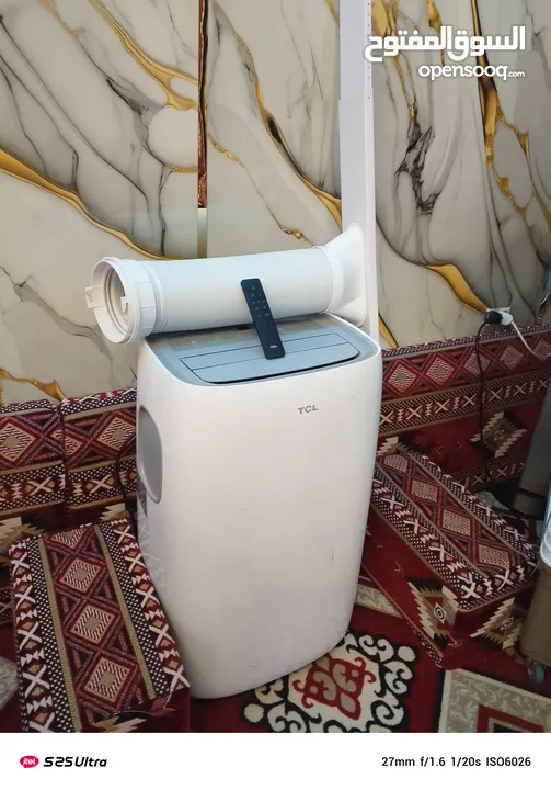 مكيف مكيفات انفنتر متنقل رقم التليفون بالاعلان  بحاله الوكاله مسطره وبايبي وريموت ومقفول شبه جديد