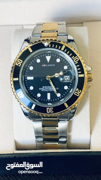 ساعة فخمة (جديدة )عقارب نوع ARLANCH تقليد لل Rolex