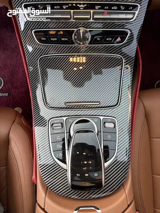 مرسيدس E350 2020 AMG فحص كامل ممشى قليل فل اضافات اعلى صنف لون اسود غرفة كاميل