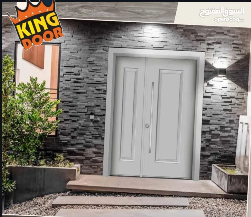 أبواب خشبية خارجية فخمة