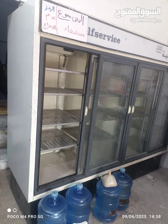 ثلاجة عرض للبيع بسعررر حرررررق