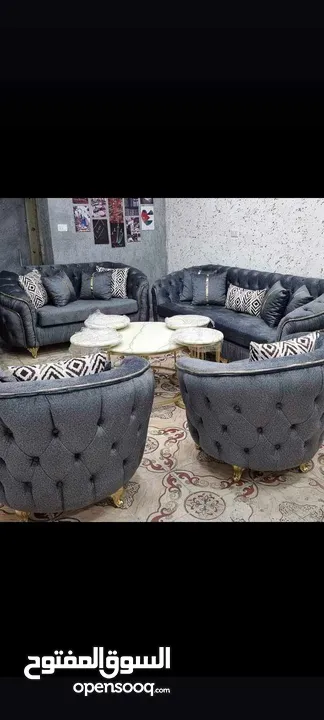 كنب 7مقاعد جميع الالوان متوفره عرض لاسبوع فقط 249