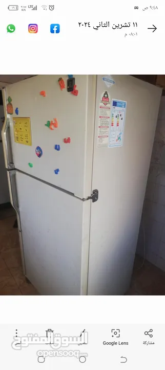 ثلاجه كبيره للبيع