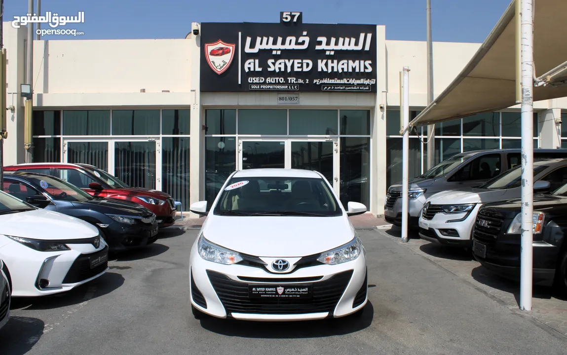 TOYOTA YARIS 2020 GCC EXCELLENT CONDITION WITHOUT ACCIDENT