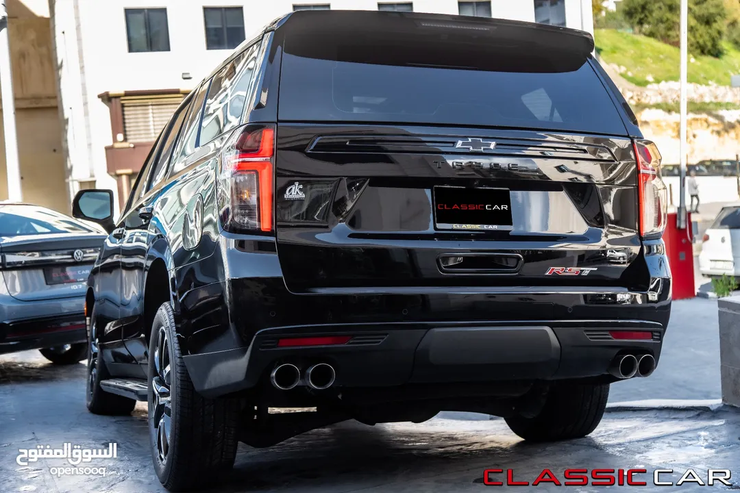 Chevrolet Tahoe Rst  2023 Black Edition Gazoline    عداد صفر  Zero Mileage   وارد و كفالة الشركة