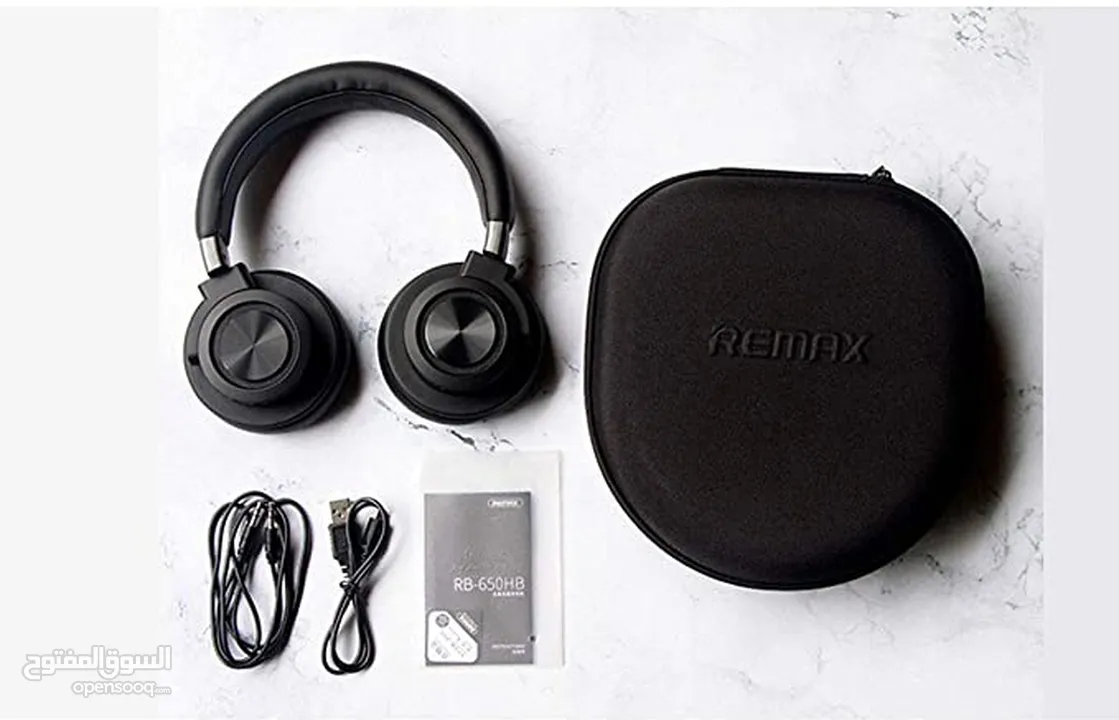 REMAX MUSIC WIRELESS HEADPHONE RB-650HB سماعة هيد فون من ريماكس