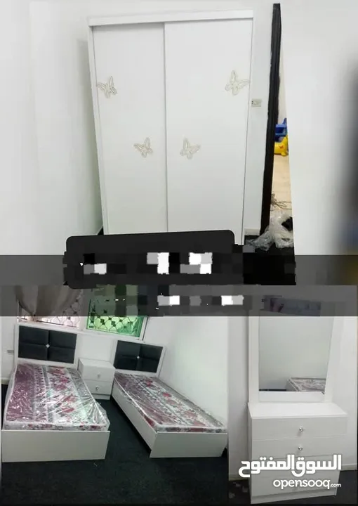 غرف نوم شبابية وبناتية تفصيل للبيع