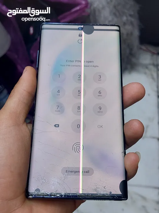 جهاز نوت 10 بلص 5g جهاز شغال 100 %استخدام شخصي