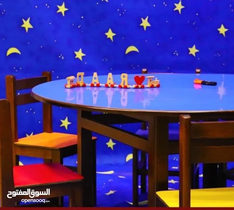 طاولات وكراسي اطفال للحضانات ورياض الأطفال مستورد نخب اول بمواصفات فاخرة وعالية الجودة بلاستيك مقوى