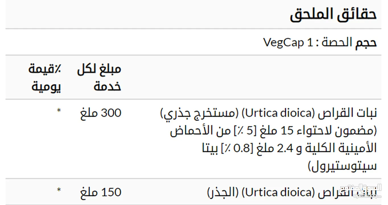 مستخلص القراص النقي 100% لجذور القراص وليس اوراق لعلاج مشاكل البروستات والامعاء والجهاز البولي