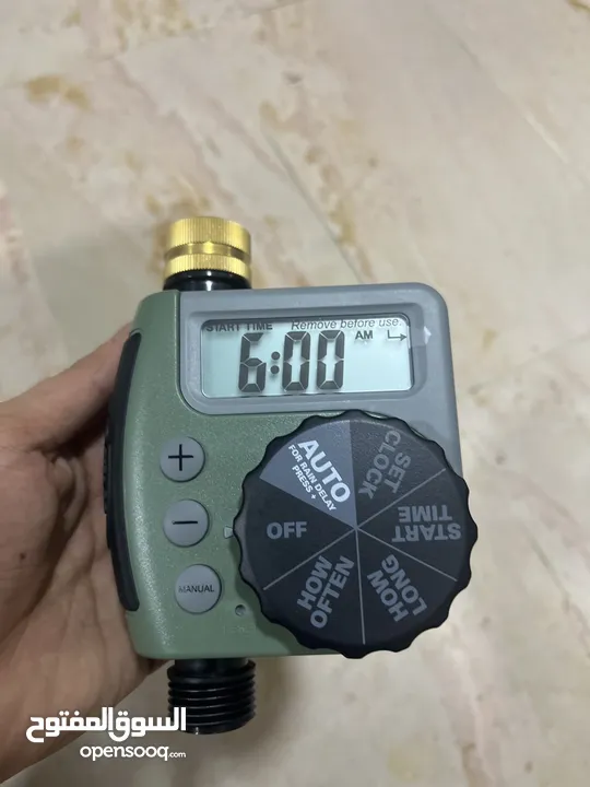 مؤقت ري جديد New irrigation timer