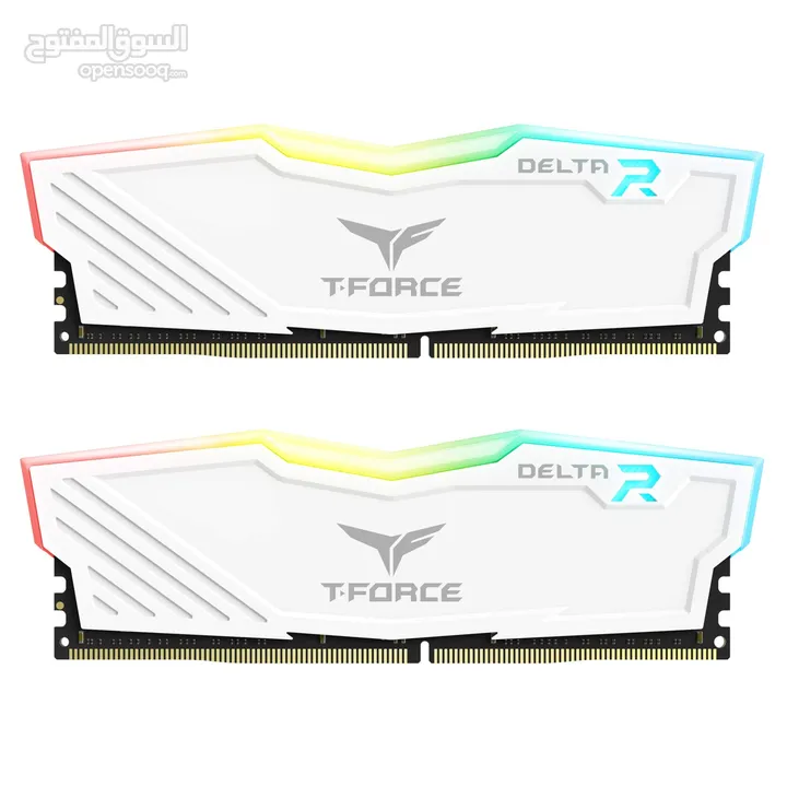 رام مكتبي Team T-Force DDR4 - 32*2=64GB White