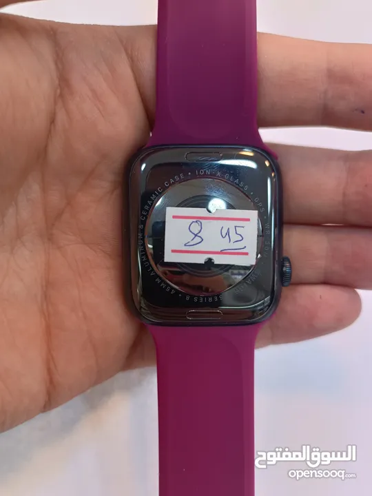 APPLE WATCH S8 ( 45M ) USED /// ساعة ابل الجيل الثامن مقاس 45 ملي مستعمل وكاله