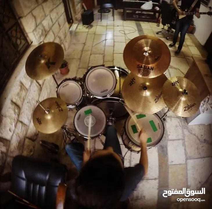 درمز احترافي مع صنجات احترافية Tama professional drumset /drums