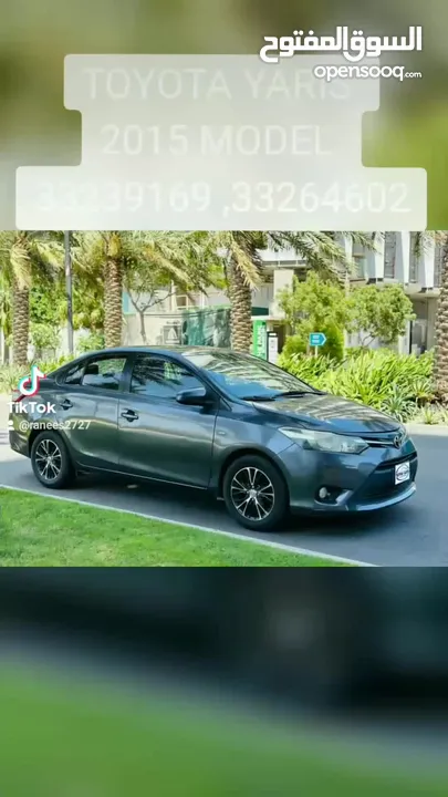Toyota Yaris 2015 model  call or WhatsApp on  , ,