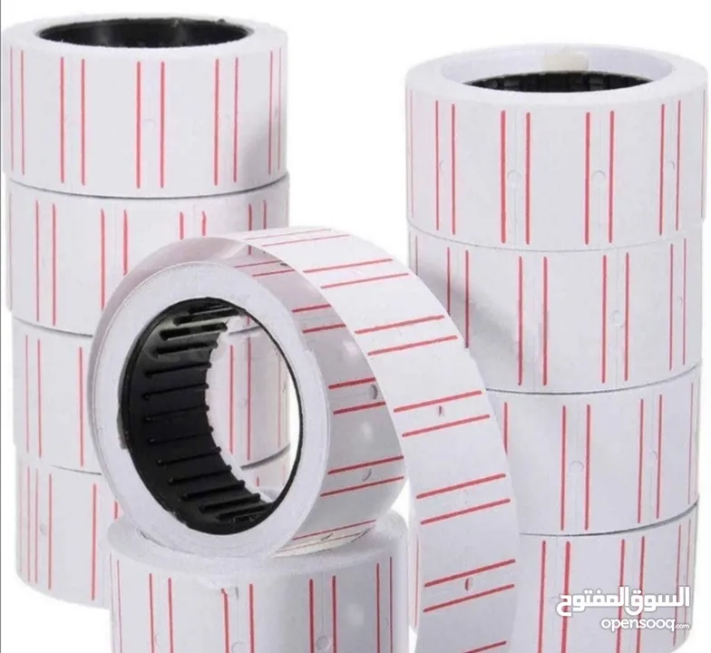 Barcode, thermal paper, price tag roll for your business office restaurant shop