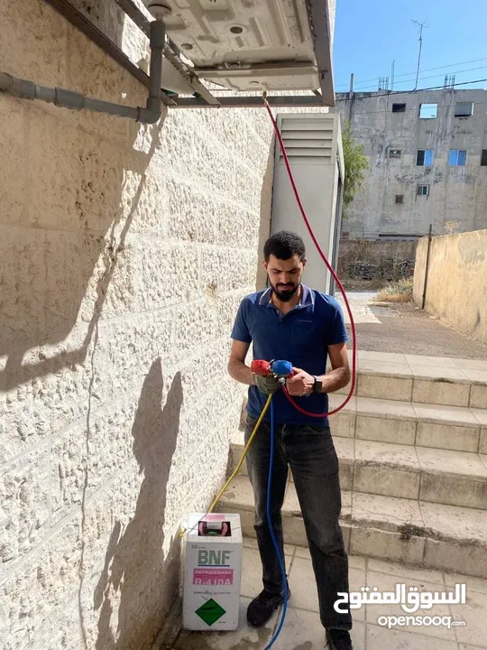 صيانة مكيفات فك تركيب تعبئة غاز بأقل الاسعار