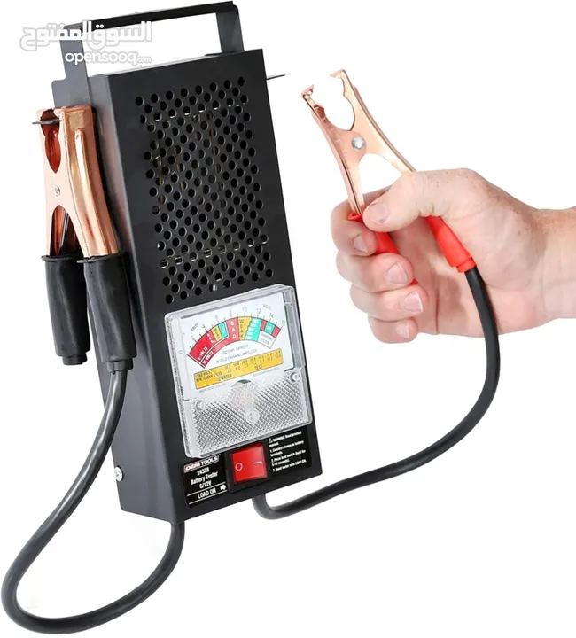 يتوفر لدينا جهاز  Battery_load_tester جهاز فحص البطارية  يقوم بفحص البطارية يدويا