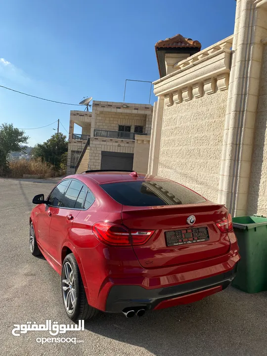 BMW X4 ام بكيج شركه ماطور 2000 بنزين توين تيربو . موديل 2015 ماشي 80000 فقط عداد حقيقي 4×4