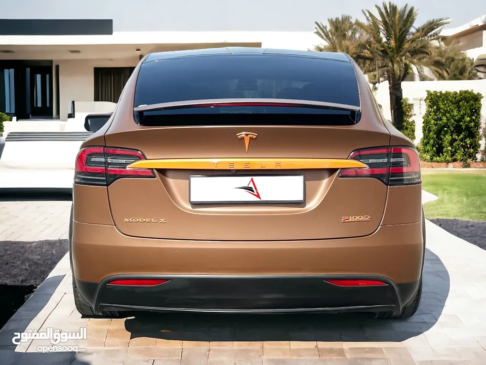 AED 2480 PM  TESLA MODEL X100D 2017  GCC  FIRST OWNER  Full Service History  No Accidents