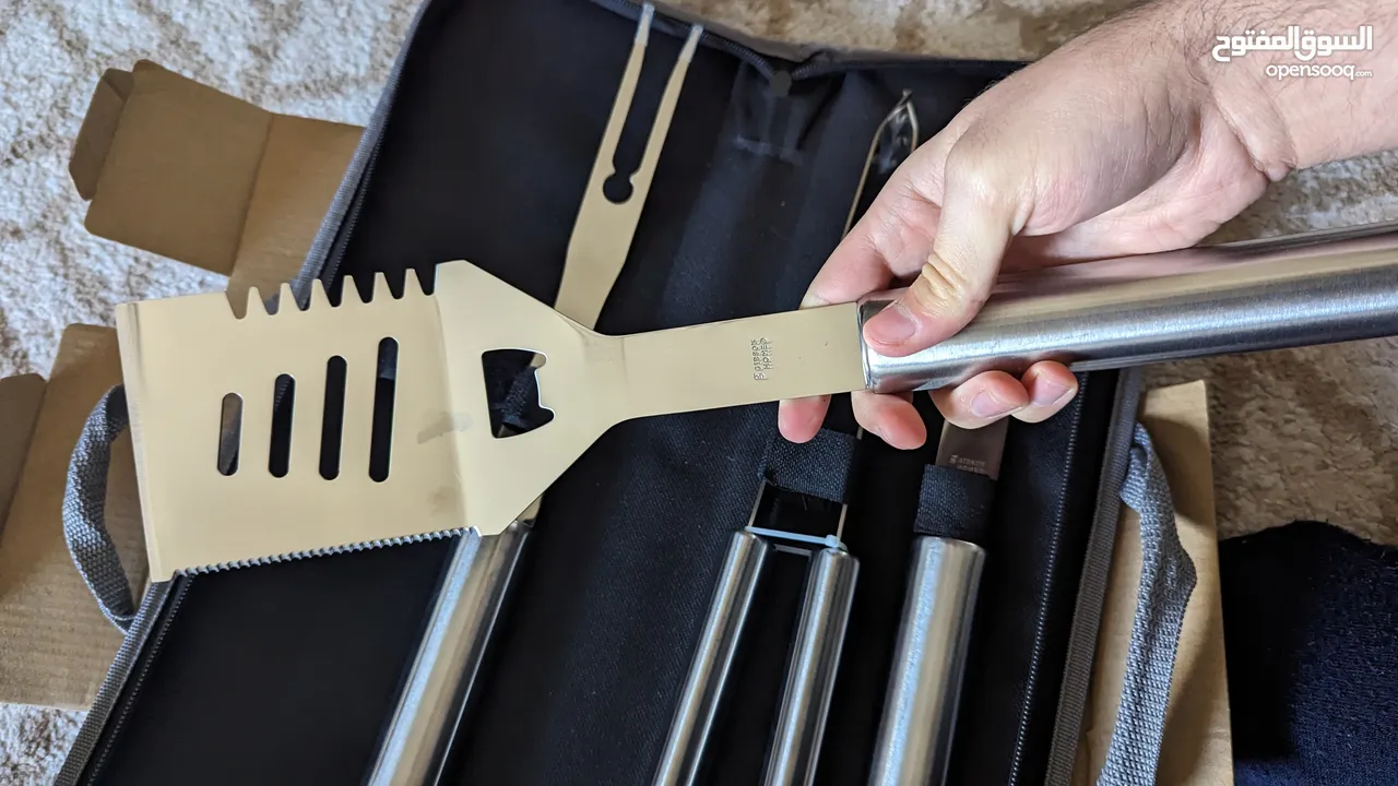 عدة ادوات شوي امريكية جيبسون BBQ Grill Set Gibson جديدة غير مستعمل