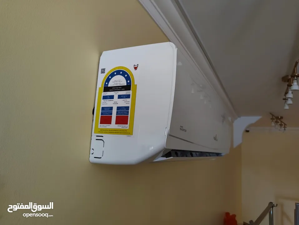 للبيع مكيف توب تيك  انفنتر استخدام شهر  فقط على الضمان 7 سنوات