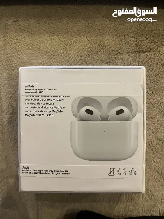 سماعة Airpods 3 كوبي ماستر طبق الاصل استعمال شهر مع علبتها