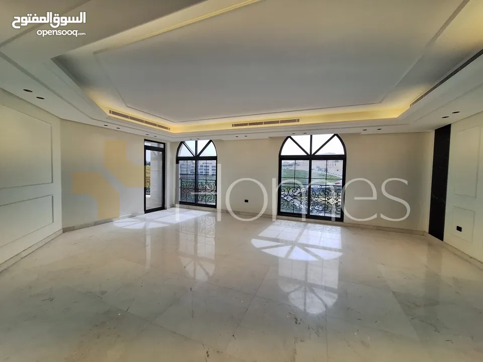شقة طابق اول للايجار في عبدون بمساحة بناء 350م
