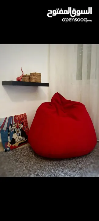 بفات beanbags  لالعاب البلايستيشن والقراءة وتكملة اعمال الكمبيوتر