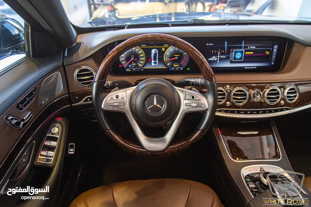 Mercedes S320 2018 Amg kit   السيارة وارد الشركة و قطعت مسافة 40,000 كيلو متر فقط