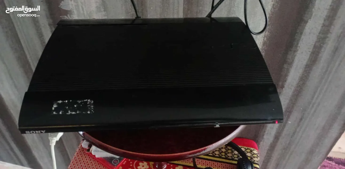 بلايستيشن 3 سوبر سليم بحالة ممتازة مع ألعاب – استعمال خفيف موديل 2013 بفتح افضل الالعاب